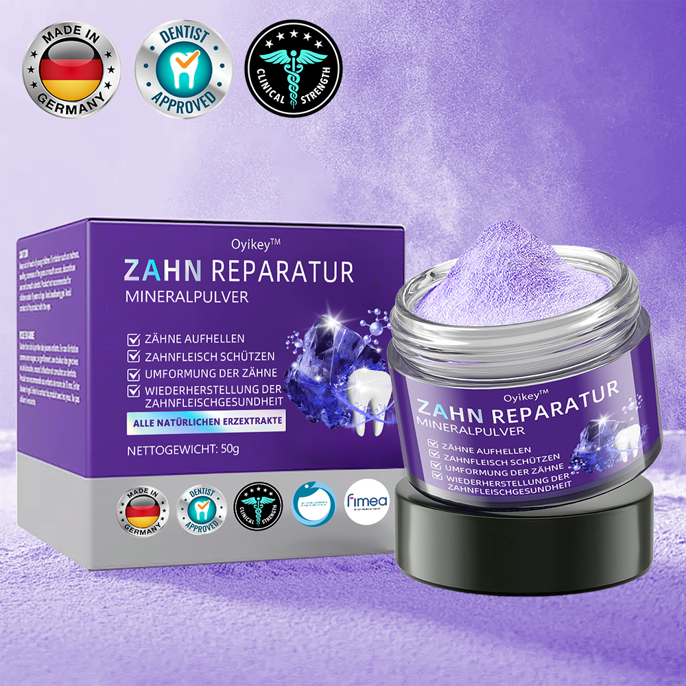 Offizieller Shop | Ourlyard™ Zahnfleischreparatur und Mundgesundheits-Mineralpulver🧑🏽‍⚕️Erhalten Sie die CE-Zertifizierung (Behandlung von Parodontitis und Mundgeschwüren, Vorbeugung von Zahnverlust und Reparatur von Zahnfleischrückgang)🎄