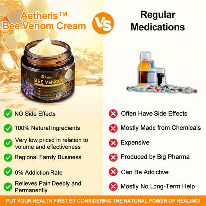 Offizieller Shop: Aetheris™ Bee Venom Arthritis Therapy Cream(Speziell für ältere Erwachsene & AAOS empfiehlt)Last day promotion 70% off🔥🔥