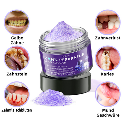 Offizieller Shop | Ourlyard™ Zahnfleischreparatur und Mundgesundheits-Mineralpulver🧑🏽‍⚕️Erhalten Sie die CE-Zertifizierung (Behandlung von Parodontitis und Mundgeschwüren, Vorbeugung von Zahnverlust und Reparatur von Zahnfleischrückgang)🎄