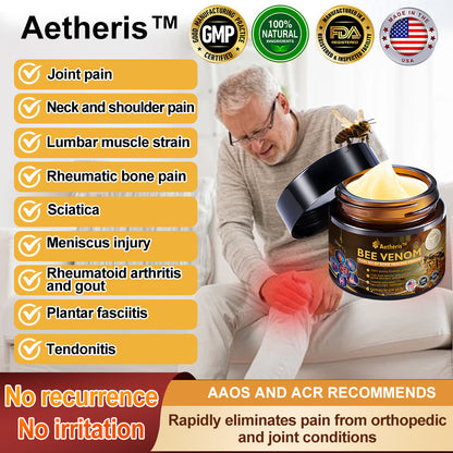 Offizieller Shop: Aetheris™ Bee Venom Arthritis Therapy Cream(Speziell für ältere Erwachsene & AAOS empfiehlt)Last day promotion 70% off🔥🔥